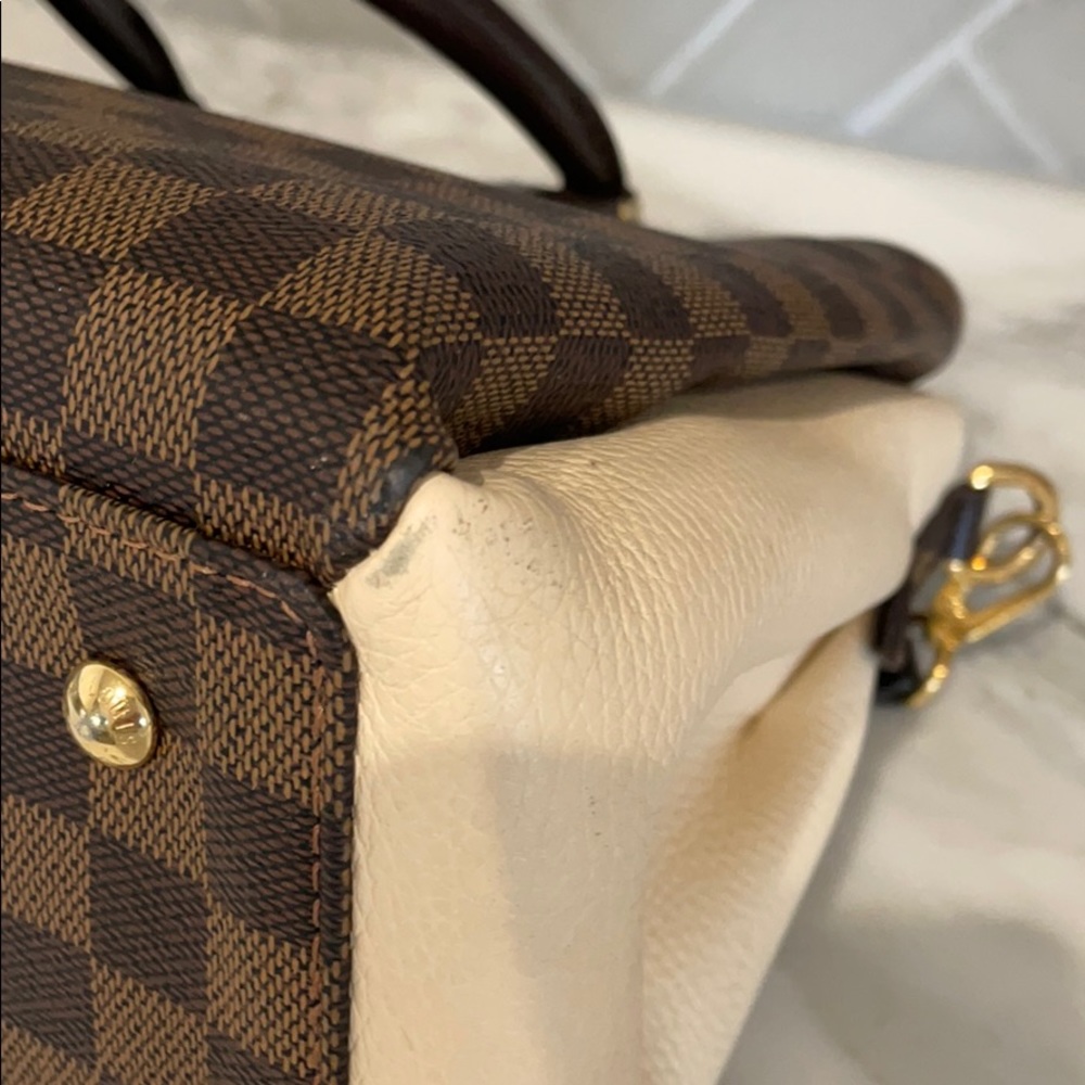 Louis Vuitton Normandy Damier Canvas Satchel Ivory - Picture 7 of 16